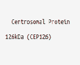 Centrosomal Protein 126kDa (CEP126)