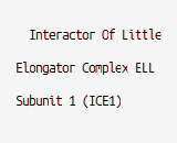 Interactor Of Little Elongator Complex ELL Subunit 1 (ICE1)