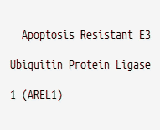 Apoptosis Resistant E3 Ubiquitin Protein Ligase 1 (AREL1)